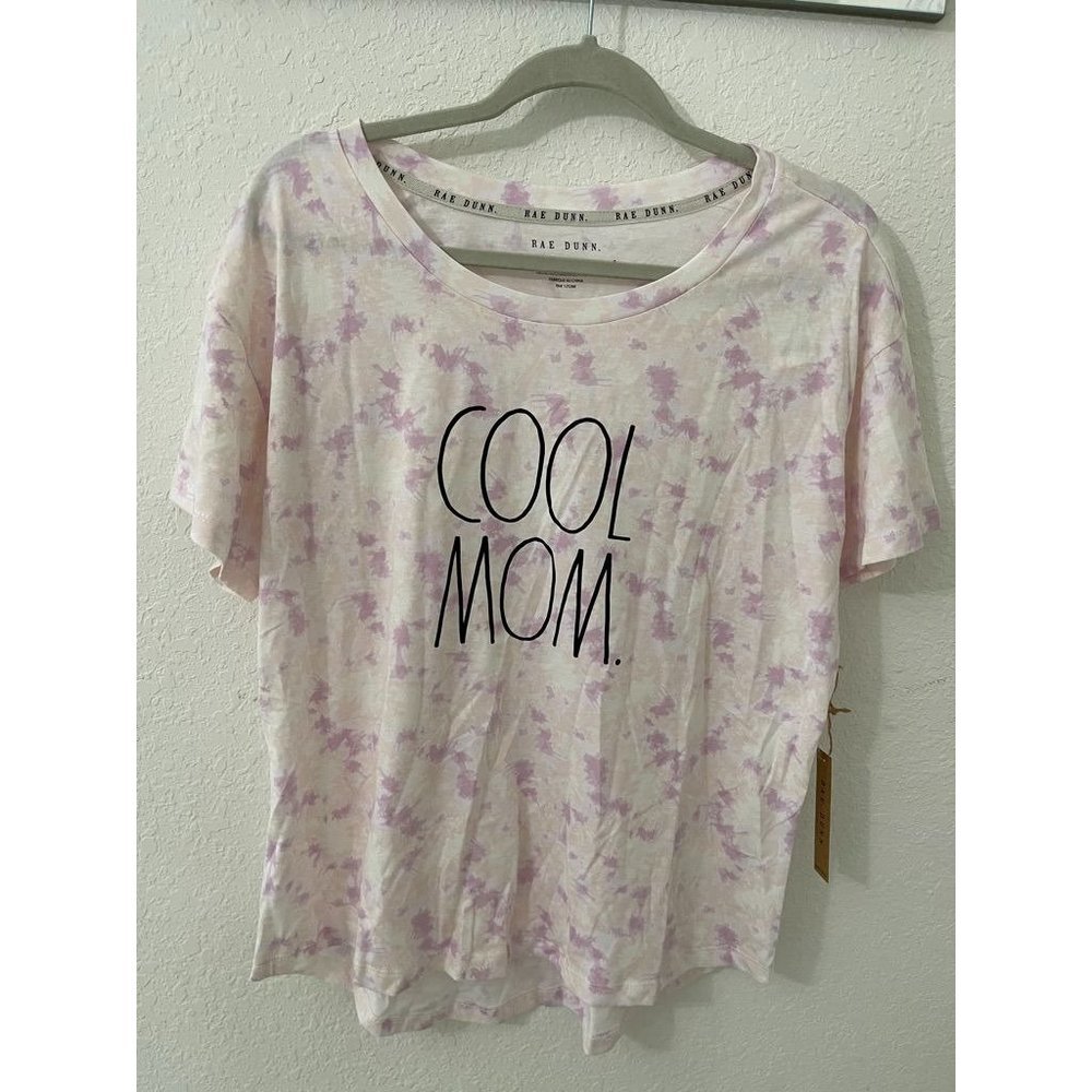 NWT Rae Dunn Cool Mom Tie Dye Shirt
